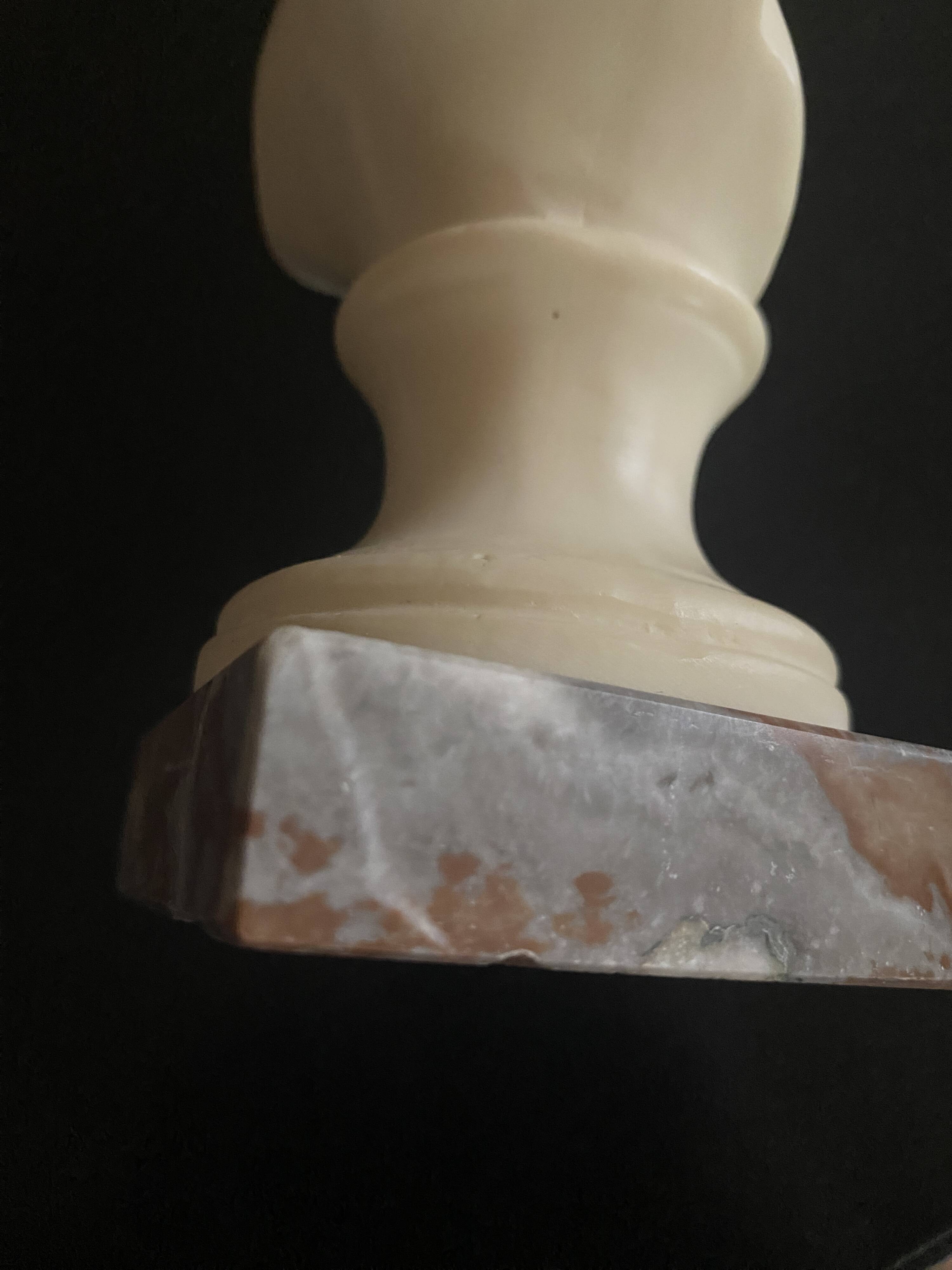 Stone and marble bust, 1950s