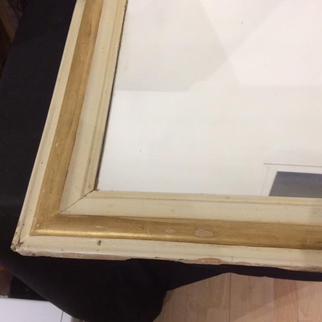 Miroir ancien en bois 60x70cm