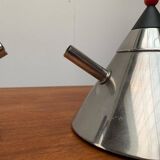 Postmodern Japanese kettle in stainless steel, set of 2