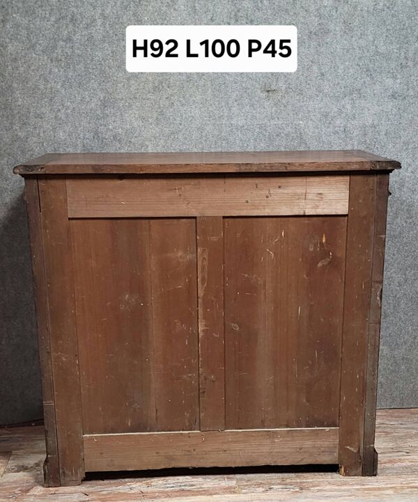 Meuble de notaire, cartonnier, époque Napoléon III en acajou