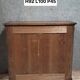 Napoleon III period mahogany notary's cabinet/filing cabinet