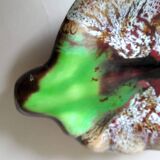 Vallauris vintage leaf ashtray bowl empty pocket