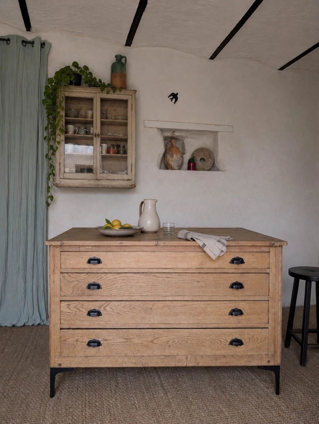 Old kitchen island – Architect's workbench