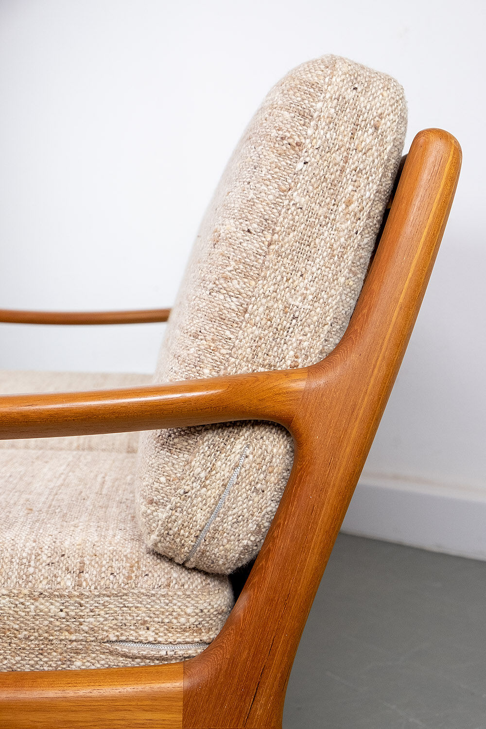 Vintage Teak 3 Seater Sofa by Juul Kristensen, 1960