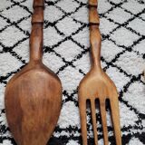 Ensemble de Couverts en Bois Artisanaux - Made in Philippines
