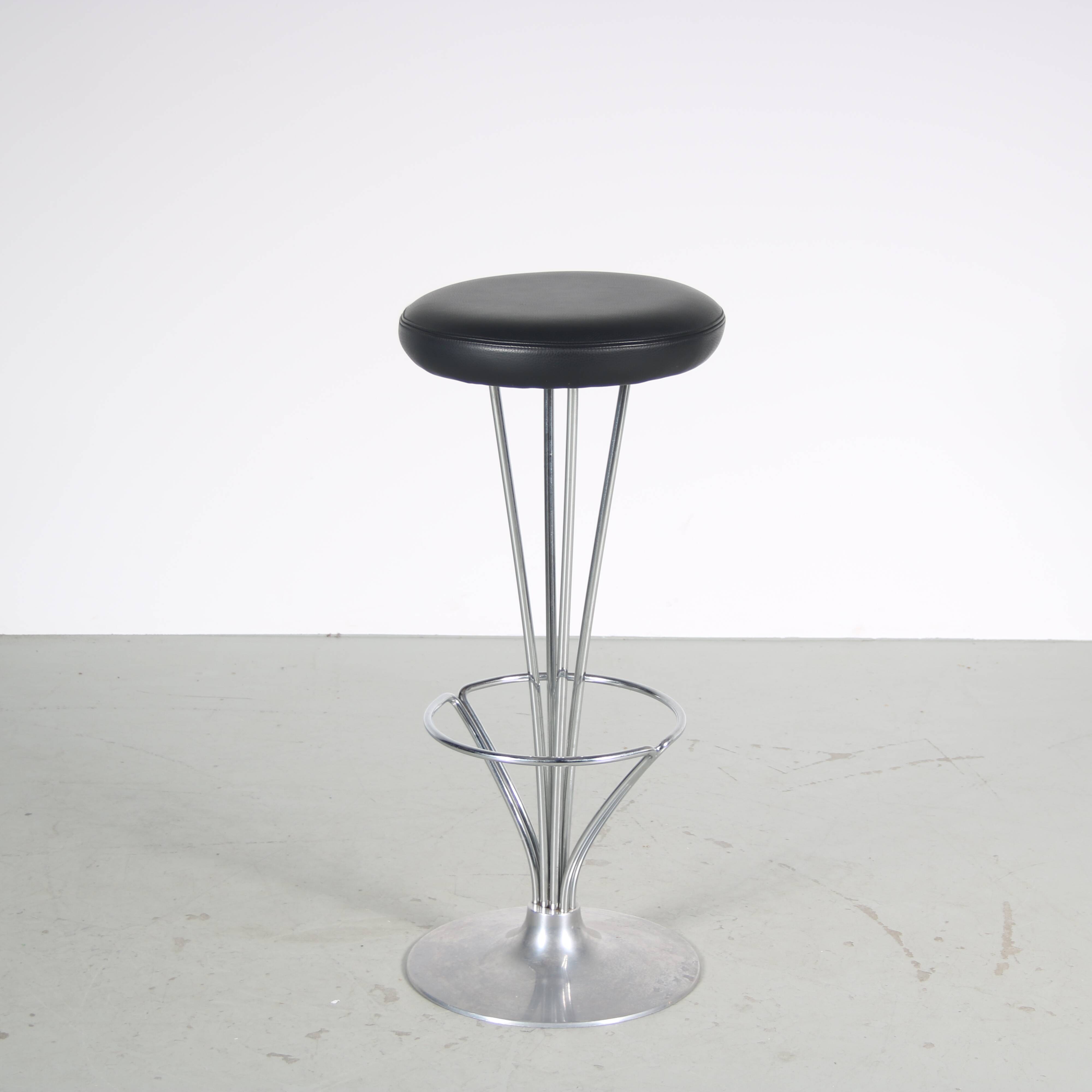 Tabourets de bar des années 2000 par Piet Hein pour Fritz Hansen, Danemark