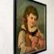 table in chromolithography framed early twentieth century