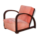 Art Deco Reclining Armchair attributed to J. Halabala for Up Závody, Czech, 1920s