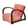 Art Deco Reclining Armchair attributed to J. Halabala for Up Závody, Czech, 1920s