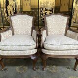 Pair of English armchairs