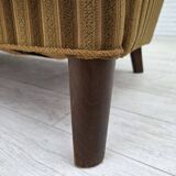 1960s, 3-seater Danish sofa, green furniture wool, original condition.