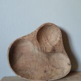 Solid wood cup in olive tree vintage handmade