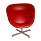 Fauteuil Egg vintage Rohé Noordwolde, années 1960