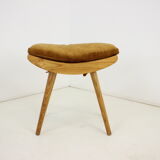 Mid-Century Wooden Stool or Footstool/Uluv, 1960s, Czechoslovakia Status, Submit