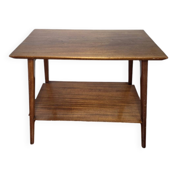 Table d'appoint vintage des années 60 en acajou