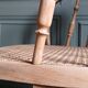 Fauteuil de bureau américain "capitaine" en chêne & cannage, vers 1900