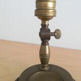 World War 2 WWII portable adjustable brass table lamp 1940s