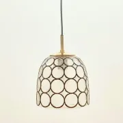 Mid-Century Modern Glass Ceiling/Pendant Light from Limburg, Germany, 1960s