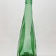 Old Large Pressed Molded Green Crushed Distorted Glass Bottle