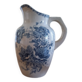 Sarreguemines earthenware pitcher
