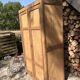 Parisian-style wardrobe, renovated wood