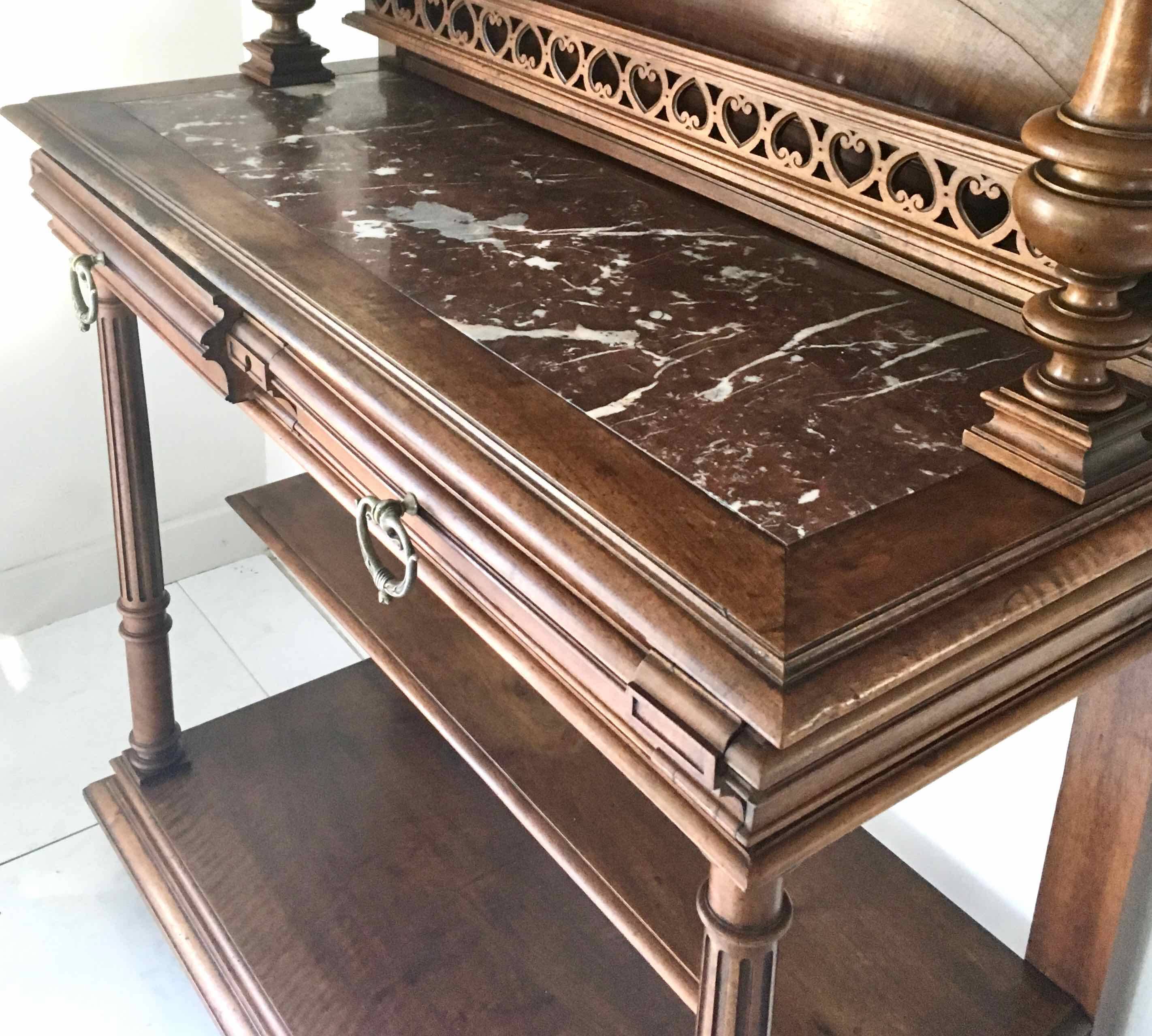 Restaurant serving console early 20th century