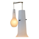 Italian Pendant Lamp with Opaline Shades & Brass, Stilnovo Style, 1950s