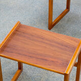 Tables basse gigogne scandinave en teck