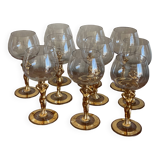 10 Bayel crystal glasses, Venus model