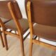 Chaises de salle à manger vintage STOL Kamnik (lot de 4) : assise en cuir style milieu de siècle
