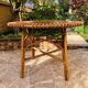 Table basse en rotin