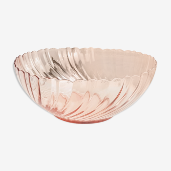 Pink glass bowl "Rosaline" Arcoroc de Luminarc