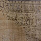 Beige Vintage Turkish Floral Rug sku 1261