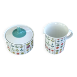 Vintage Rosenthal Design Baumann Pucci Porcelain Sugar Bowl and Pot - 1960