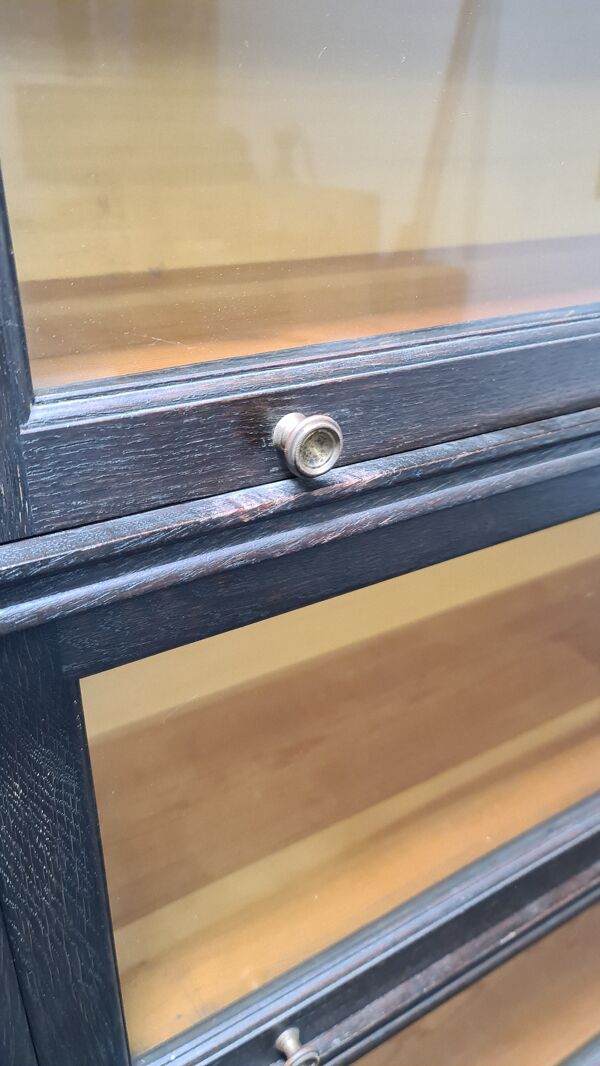 Étagère à livres Barristers en chêne vintage par Soennecken Allemagne