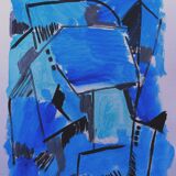 Abstraction lapis lazuli