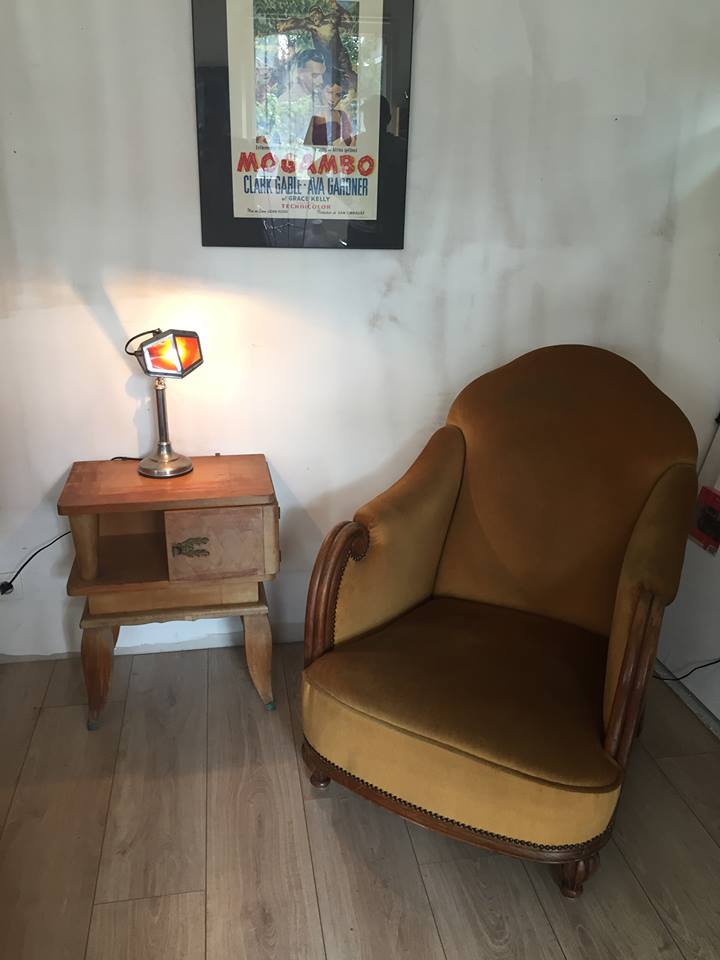 Fauteuil vintage des années 1940