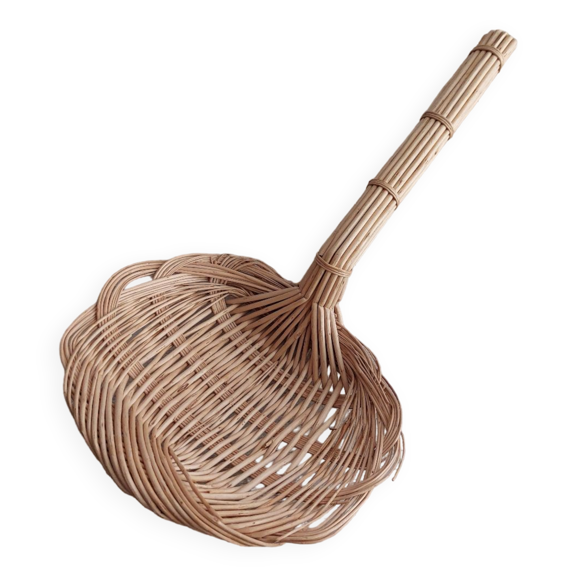 Natural fiber spoon
