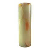 Vase rouleau en onyx, années 1970
