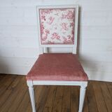 Chaise de style Louis XVI rénovée