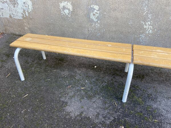 Banc d'école enfant industriel mullca 1960s