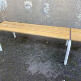 Industrial children's school bench mullca 1960s