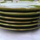 6 flat plates green BIOT