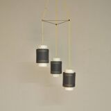 Vintage Danish 3-Pendant Hanging Lamp