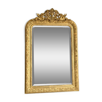 Miroir ancien Louis-Philippe 114 x 76 cm