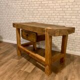 Établi ancien meuble de métier