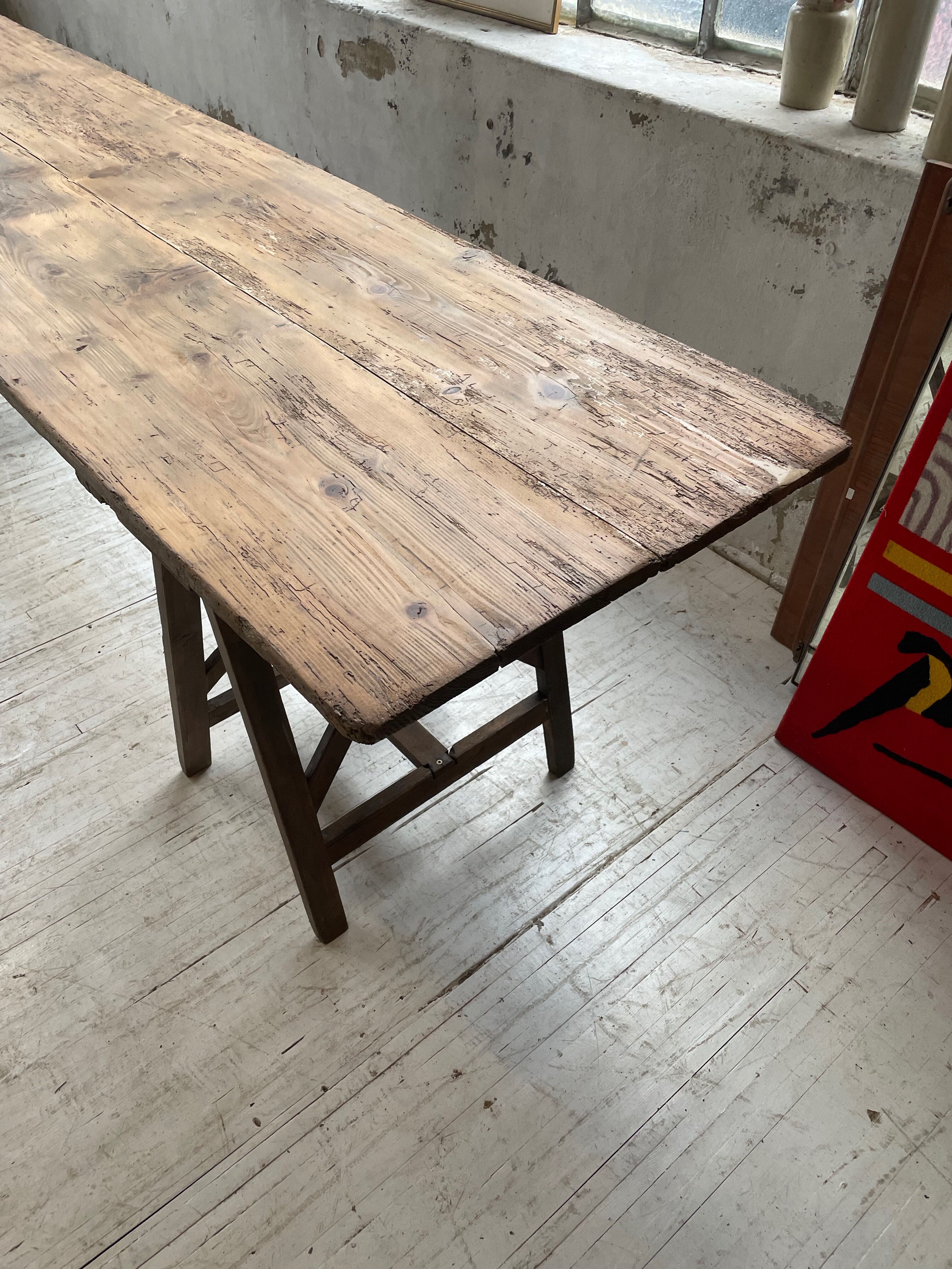 Guinguette table XXL 4m trestles