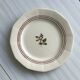 7 earthenware plates, hand-painted floral decoration, Sarreguemines, Armelle model