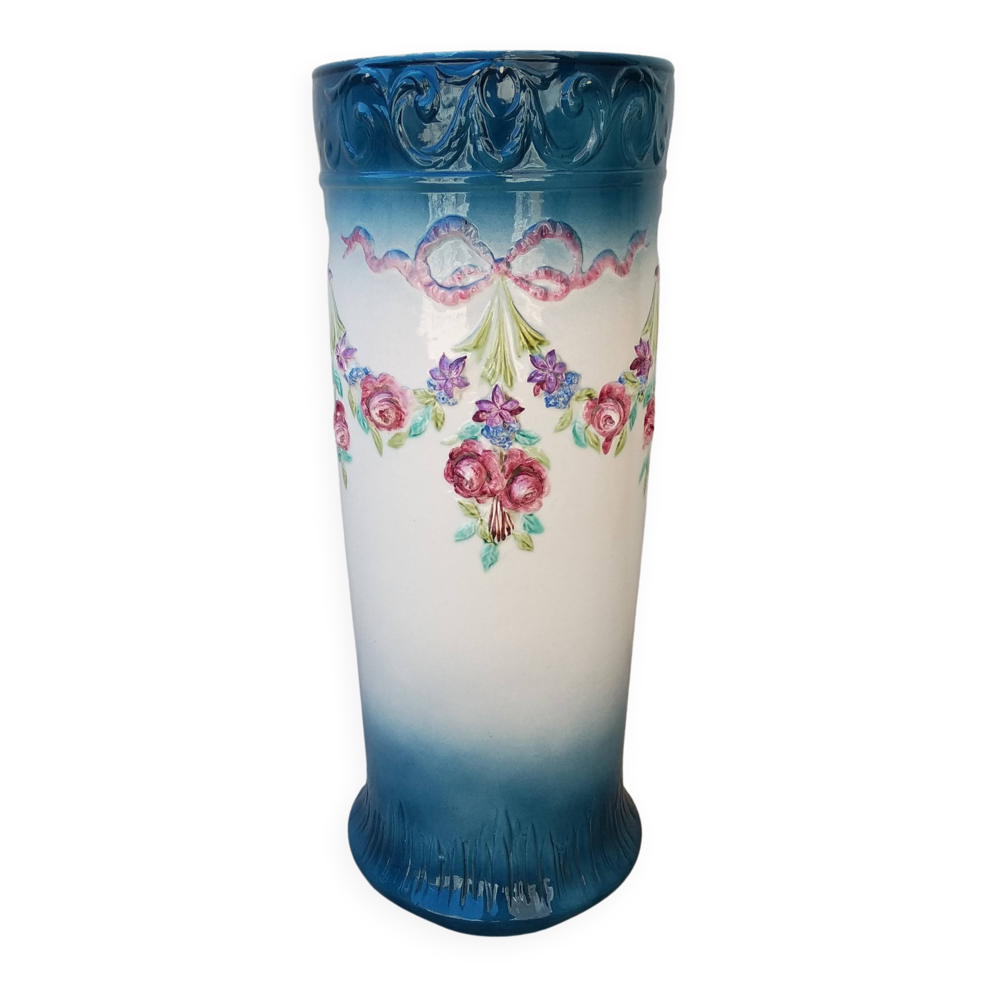 Longchamp Terre de Fer Barbotine ceramic umbrella stand
