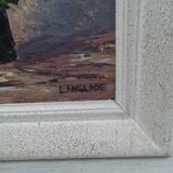 Peinture a l'huile signé